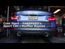 Load and play video in Gallery viewer, Fabspeed BMW M235i (F22) Sport Cat Downpipe - FS.BMW.M235.SCDP