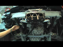 Load and play video in Gallery viewer, Fabspeed Ferrari 458 Italia Maxflo CHALLENGE STYLE dual outlet Performance Exhaust System (2010-2015)