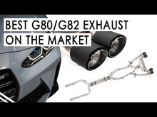 Load and play video in Gallery viewer, Fabspeed BMW M3/M4 (G80/G82) Supersport X-Pipe Valvetronic Exhaust System (2021+)