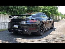 Load and play video in Gallery viewer, Porsche 718 GT4 / Spyder / GTS 4.0L SOUL Competition Over Axle Pipes