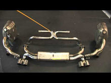 Load and play video in Gallery viewer, Fabspeed Porsche 997.2 Carrera Side Muffler Bypass Pipes (2009-2012) - FS.POR.9972.SMBP