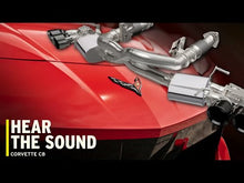 Load and play video in Gallery viewer, MAGNAFLOW C8 CORVETTE XMOD SERIES PERFORMANCE EXHAUST