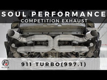 Load and play video in Gallery viewer, Porsche 997.1 Turbo Competition X-Pipe Exhaust System