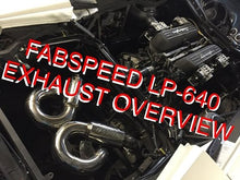 Load and play video in Gallery viewer, Fabspeed Lamborghini Murcielago Supersport X-Pipe Exhaust System (2001-2010) - FS.LAM.MUR640.SSXSC