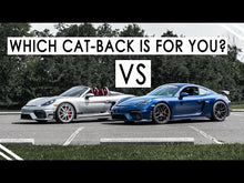 Load and play video in Gallery viewer, Fabspeed Porsche 718 GT4 / GTS / Spyder Lightweight Competition Exhaust System (2020+) - FS.POR.718GT4.LCECE