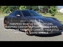 Load and play video in Gallery viewer, Fabspeed Porsche 991 Carrera Center Muffler Bypass X-Pipe (Non-Valved Exhaust)(2012-2016) - FS.POR.991.CMBX