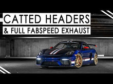 Load and play video in Gallery viewer, Fabspeed 718 GT4 / GTS / Spyder 4.0liter engine to - GT4RS Conversion Package (2020+) - FS.POR.718GT4.RSVLVCF.TI