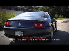 Load and play video in Gallery viewer, Fabspeed Ferrari 456 Resonator Bypass X- Pipe - FS.FER.456.XP