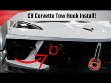 Load and play video in Gallery viewer, RACESENG TUG (SHAFT + RING) C8 CORVETTE REAR TOW HOOK