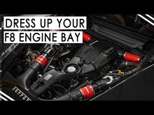 Load and play video in Gallery viewer, Fabspeed Ferrari F8 Tributo 4 Ply Silicone Boost Hoses - FS.FER.F8.BH
