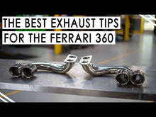 Load and play video in Gallery viewer, Fabspeed Ferrari 360 Deluxe Quad Style Tips (1999-2005) - FS.FER.360.QDTP