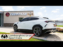 Load and play video in Gallery viewer, Fabspeed Lamborghini Urus Sport Catalytic Converters (2018+) - FS.LAM.URUS.SC