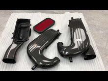 Load and play video in Gallery viewer, Eventuri Mercedes C523 GLC63 / GLC63S Black Carbon Intake