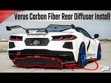 Load and play video in Gallery viewer, VERUS ENGINEERING C8 CORVETTE CARBON FIBER REAR DIFFUSER