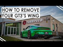 Load and play video in Gallery viewer, Fabspeed Porsche 992 GT3 Wing Delete Kit (2022+) - FS.POR.992GT3.WD
