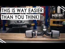 Load and play video in Gallery viewer, Fabspeed Porsche 997 Carrera Carbon Fiber Competition Air Intake System (2005-2008) - FS.POR.997.COMPAIGT3