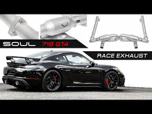 Load and play video in Gallery viewer, Porsche 718 GT4 Clubsport SOUL Race Exhaust System