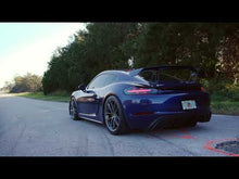 Load and play video in Gallery viewer, Porsche 718 GT4 / Spyder / GTS 4.0L SOUL Competition Over Axle Pipes