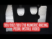 Load and play video in Gallery viewer, Porsche 981 / 718 Boxster / 991 Carrera / Turbo Numeric Racing Performance Pedals