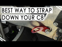 Load and play video in Gallery viewer, Fabspeed Chevrolet Corvette C8 Tie Downs Front & Back (2020+) - FS.CHEVY.C8.TD