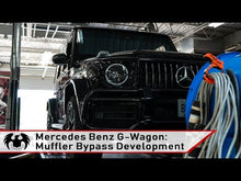 Load and play video in Gallery viewer, Fabspeed Mercedes-Benz G63 AMG 2nd link comp. Pipes with XperTune Performance Software (2019-2024)