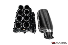 Load image into Gallery viewer, EVENTURI CARBON INTAKE & LINGENFELTER CARBON PTR INTAKE MANIFOLD WITH COUPLER