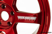 Load image into Gallery viewer, VOLK RACING TE37 C8 CORVETTE 19X9.5 ET36, 20X11 ET39 - HYPER RED