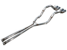 Load image into Gallery viewer, AWE Track Edition Axleback Exhaust for C6 Chevrolet Corvette 6.2L (2009-2013) - Chrome Silver Tips 3020-42662