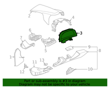 Load image into Gallery viewer, Corvette C8 Stingray OEM GM Visible Carbon Fiber Gauge Cluster Bezel Interior
