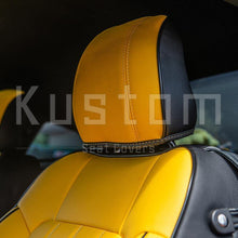 Load image into Gallery viewer, 2015-Up Ford Mustang Two-tone Leather Seat Covers by KustomCover