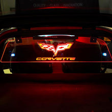Load image into Gallery viewer, WindRestrictor® Corvette C6 Coupe Rear Glow Plate