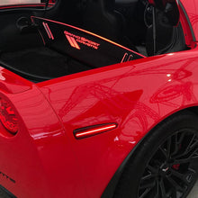 Load image into Gallery viewer, WindRestrictor® Corvette C6 Coupe Rear Glow Plate