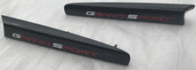 Load image into Gallery viewer, 2010 - 2013 Corvette C6 Grand Sport Carbon Fiber Painted Fender Emblems OEM GM - Labor Only