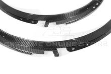 Load image into Gallery viewer, For 14-19 Corvette C7 Factory Style Visible CARBON FIBER SPATS Front Wheel Trim Fender Flares