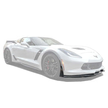 Load image into Gallery viewer, Corvette C7 Carbon Fiber Stage 3 Front Splitter & Winglets Deflectors Extensions