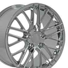 Load image into Gallery viewer, Fits Corvette Wheel C6 ZR1 Rim - CV08B 18x8.5 Chrome Corvette Rim