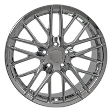 Load image into Gallery viewer, Corvette C6 ZR1 STYLE Wheels Rims for 1988-1996 Corvette or 93-02 Camaro Firebird CV08B 18x8.5 Chrome Corvette Wheels SET from OE Wheels