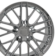 Load image into Gallery viewer, Corvette C6 ZR1 STYLE Wheels Rims for 1988-1996 Corvette or 93-02 Camaro Firebird CV08B 18x8.5 Chrome Corvette Wheels SET from OE Wheels