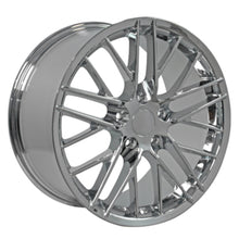Load image into Gallery viewer, 2005 - 2013 Base C6 ZR1 Rims CV08B Chrome Corvette Wheels 19x10 18x8.5 Staggered from OE Wheels