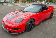 Load image into Gallery viewer, 1997-2004 Corvette C5 Z06 Factory Style CARBON FIBER Front Headlight Covers Pair