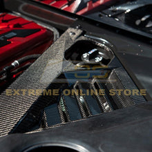 Load image into Gallery viewer, Corvette C8 Stingray Visible Carbon Fiber Engine Bay Panel Covers