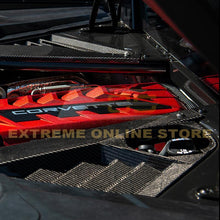 Load image into Gallery viewer, Corvette C8 Stingray Visible Carbon Fiber Engine Bay Panel Covers