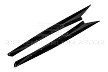 Load image into Gallery viewer, For 20-Up Corvette C8 GM Z51 GLOSSY BLACK Add-On Side Skirts Rocker Panel Pair