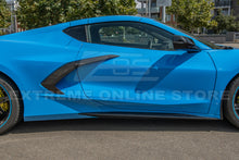 Load image into Gallery viewer, For 20-Up Corvette C8 Stingray CARBON FIBER Side Fender Vent Door Handles Pair
