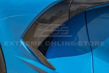 Load image into Gallery viewer, For 20-Up Corvette C8 Stingray CARBON FIBER Side Fender Vent Door Handles Pair