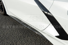 Load image into Gallery viewer, For 20-Up Corvette C8 GM Z51 GLOSSY BLACK Add-On Side Skirts Rocker Panel Pair