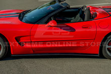 Load image into Gallery viewer, 1997-04 Corvette C5 ZR1 Style Side Skirts Rocker Panels Visible Carbon Fiber