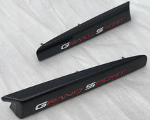 Load image into Gallery viewer, 2010 - 2013 Corvette C6 Grand Sport Carbon Fiber Painted Fender Emblems OEM GM - Labor Only