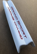 Load image into Gallery viewer, 2010 - 2013 Corvette C6 Grand Sport Carbon Fiber Painted Fender Emblems OEM GM - Labor Only