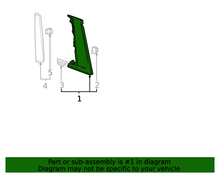 Load image into Gallery viewer, 2021 2022 2023 2024 GM General Motors OEM Cadillac Escalade SPORT Gloss Black Molding Trim Appearance Package